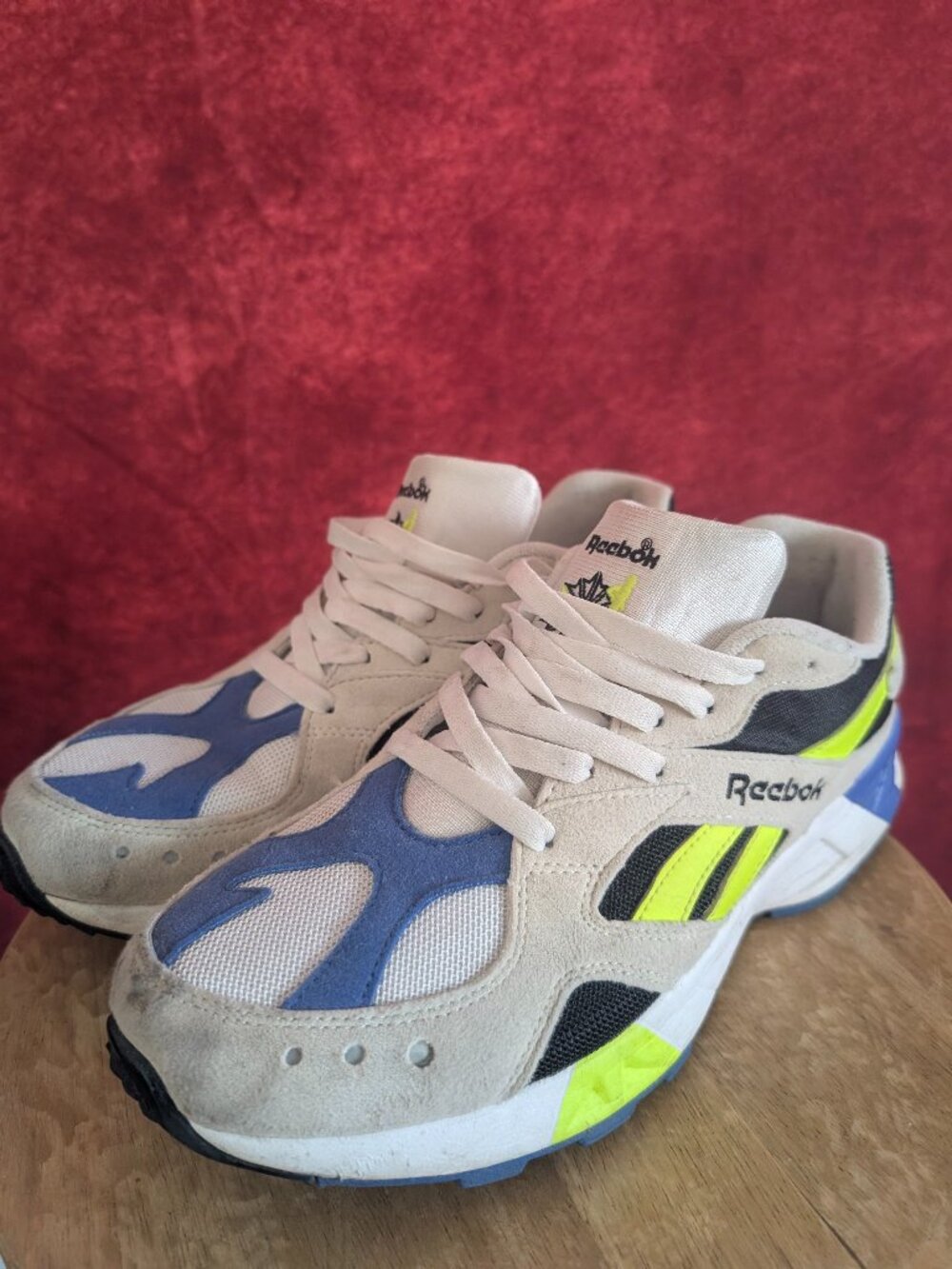 Reebok Sneakers Aztrek White Cobalt MensRunners Shoes